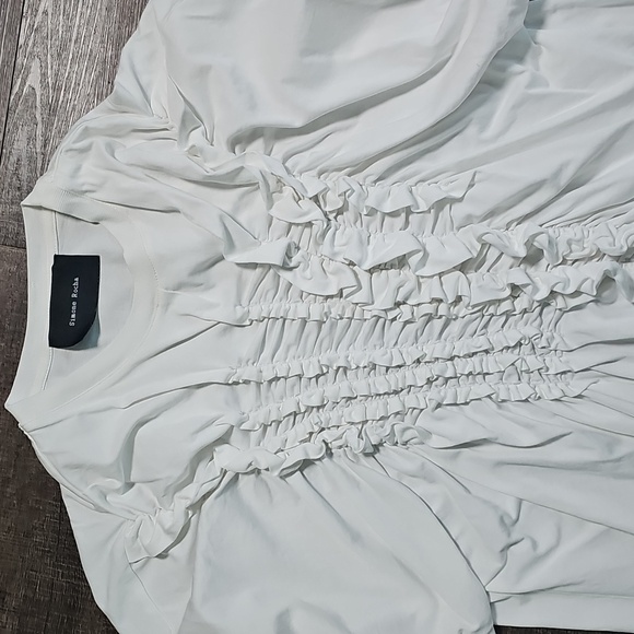 Simone Rocha - White Ruched Top - Picture 6 of 8